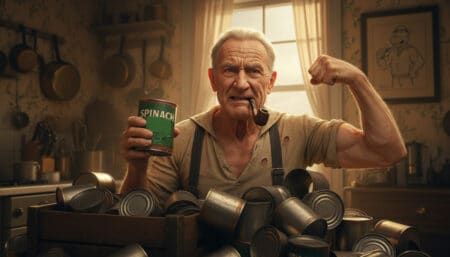Manger des épinards pour avoir des muscles comme Popeye : la grande arnaque du siècle dernier