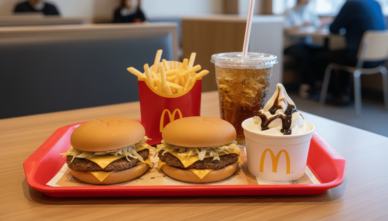 Plateau McDeal avec deux steaks et frites à 5 euros