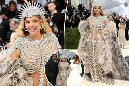 Met Gala 2026 : Beyoncé en squelette étincelant après 10 ans d'absence — sa fille de 14 ans lui vole la vedette