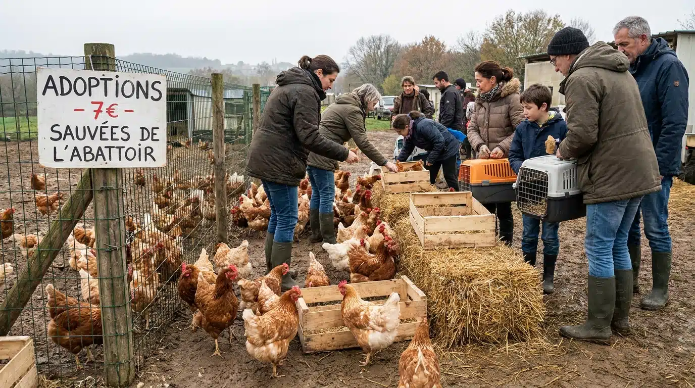 Près de Lyon, 1000 poules sauvées de l'abattoir sont adoptables pour 7 euros