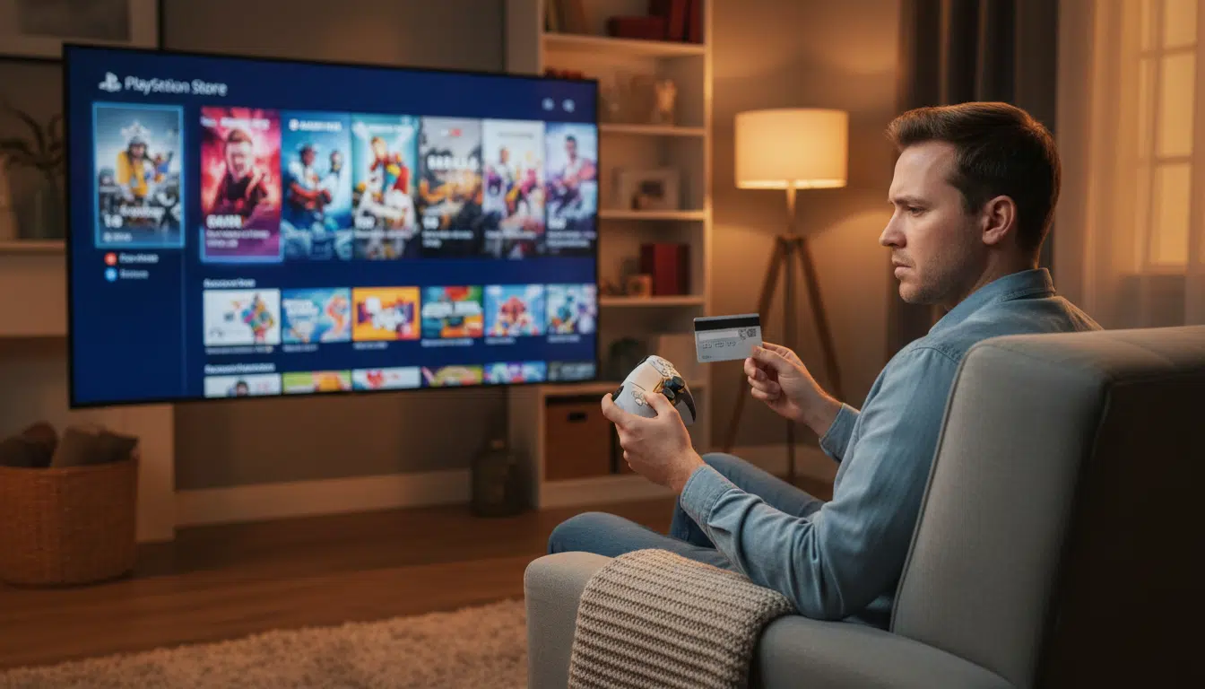 Achat de jeux dématérialisés sur le PlayStation Store