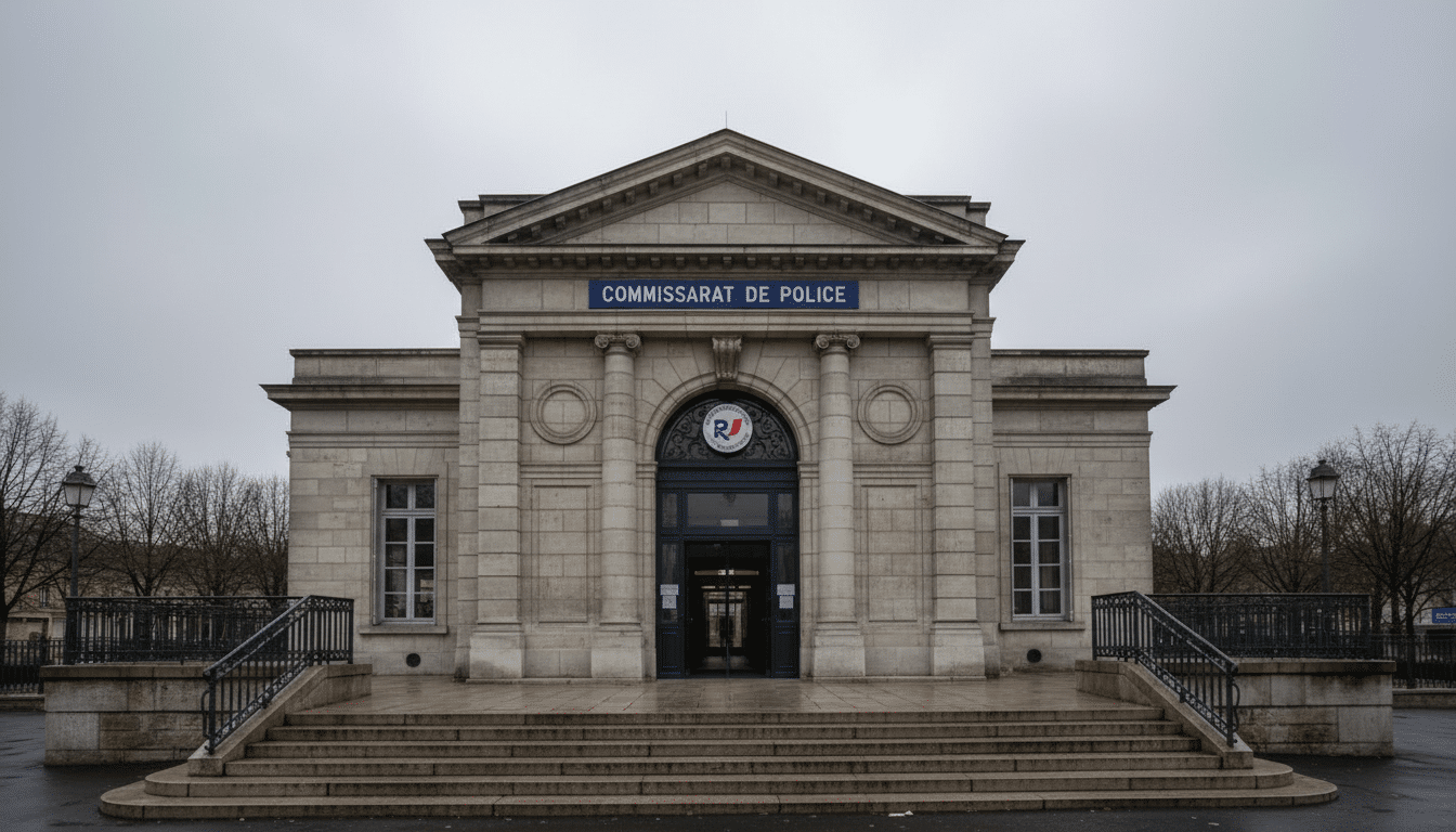Jérémy en larmes libéré du commissariat après sa garde à vue