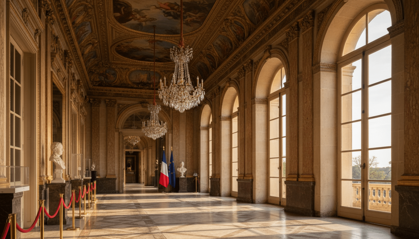 Le palais de l'Élysée au crépuscule, symbole de l'élection présidentielle 2027
