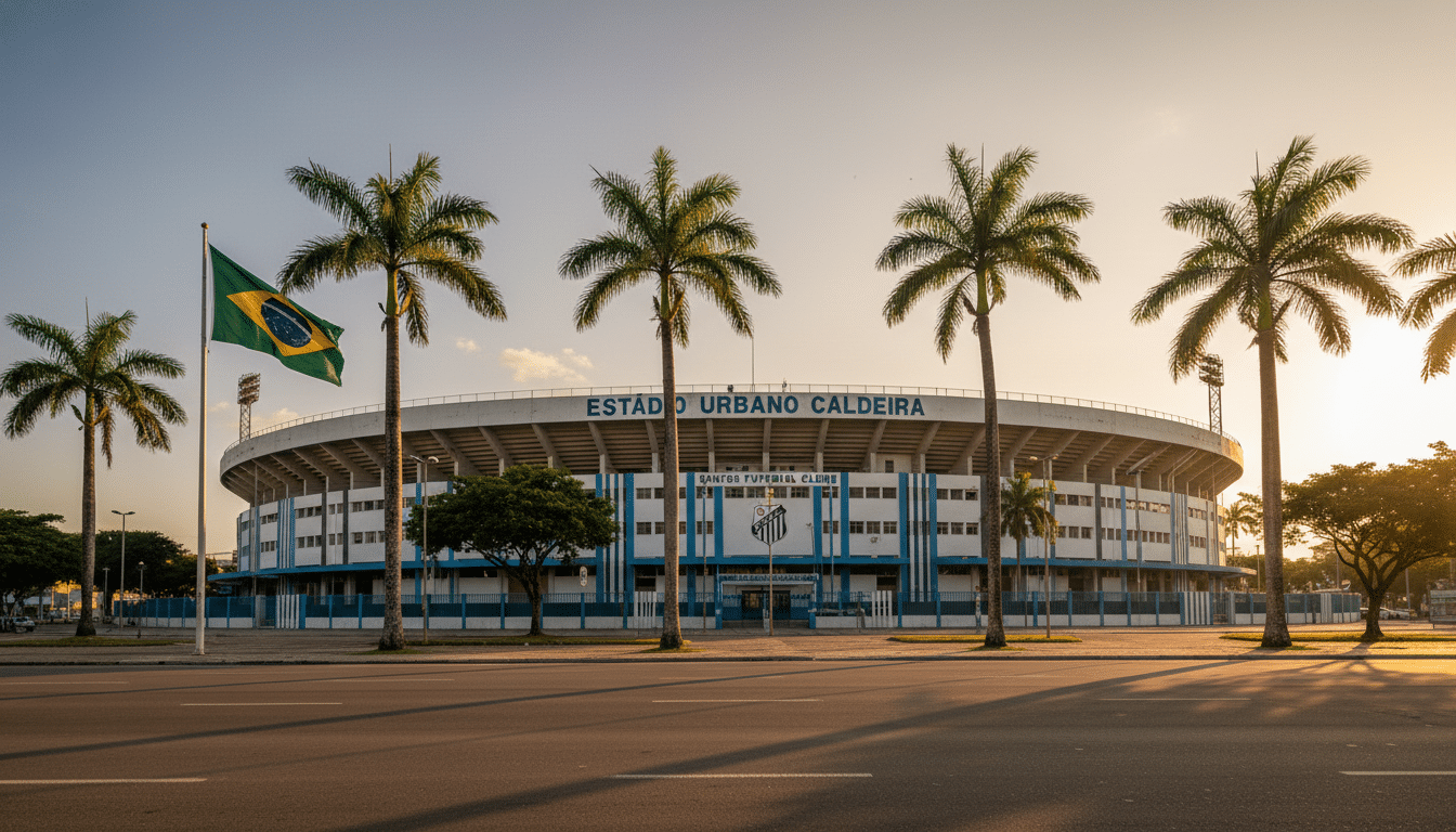 Stade Vila Belmiro de Santos au Brésil