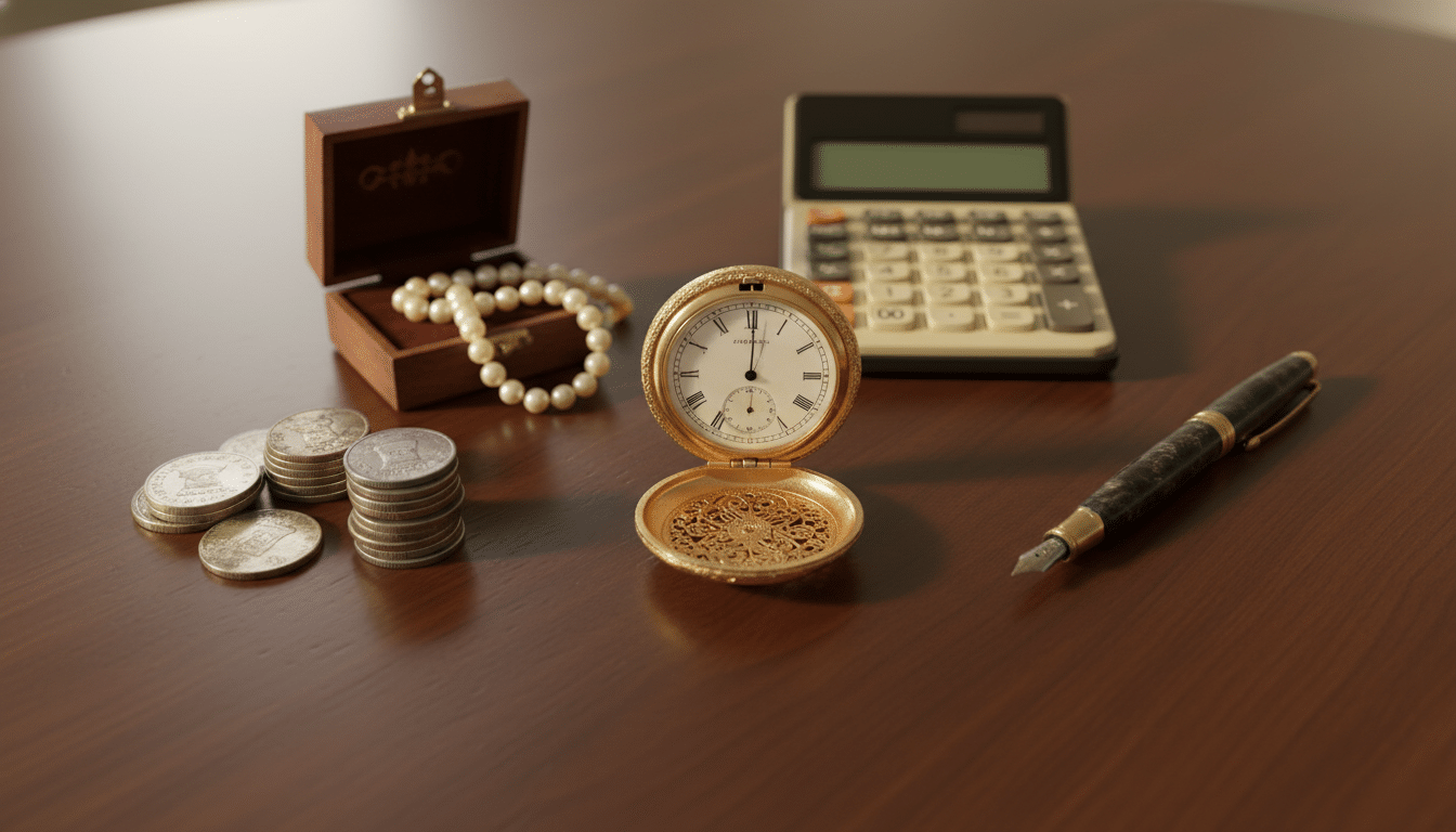 Objets de collection et métaux précieux soumis à taxation