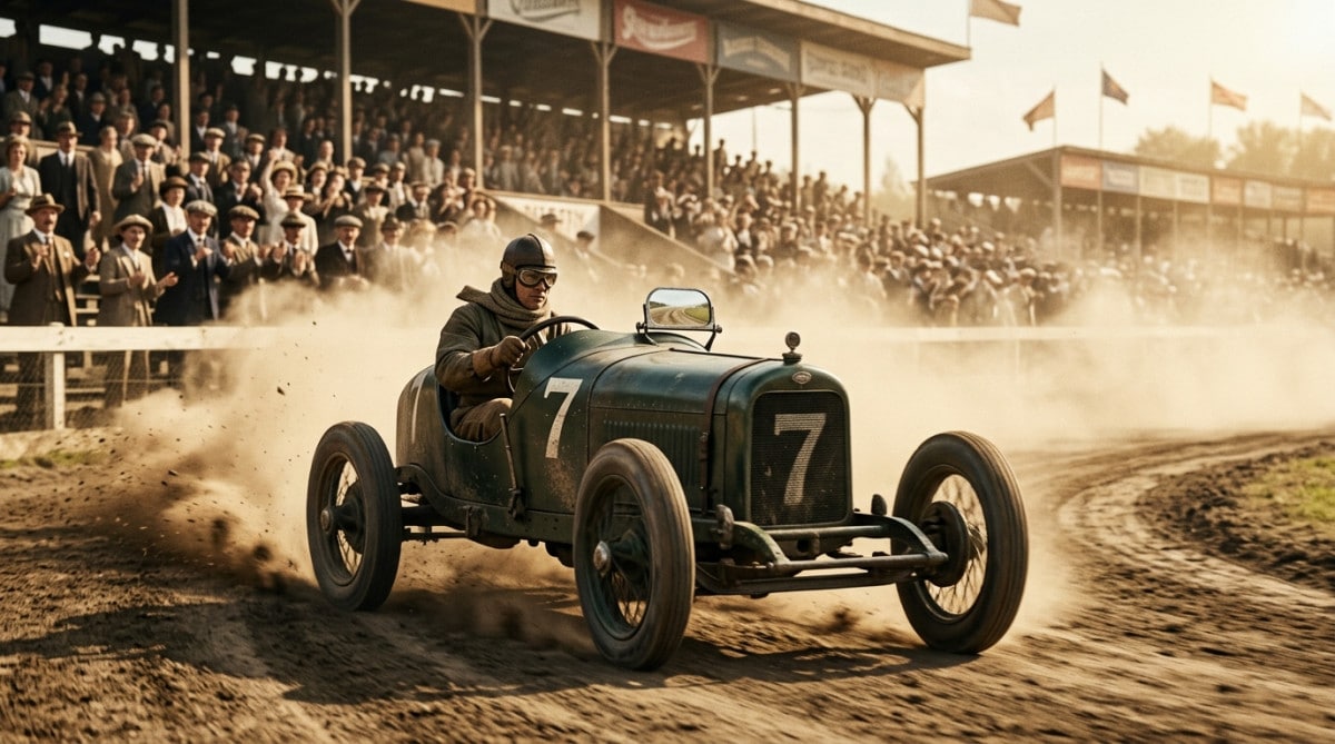 Voiture de course aux 500 miles d'Indianapolis en 1911