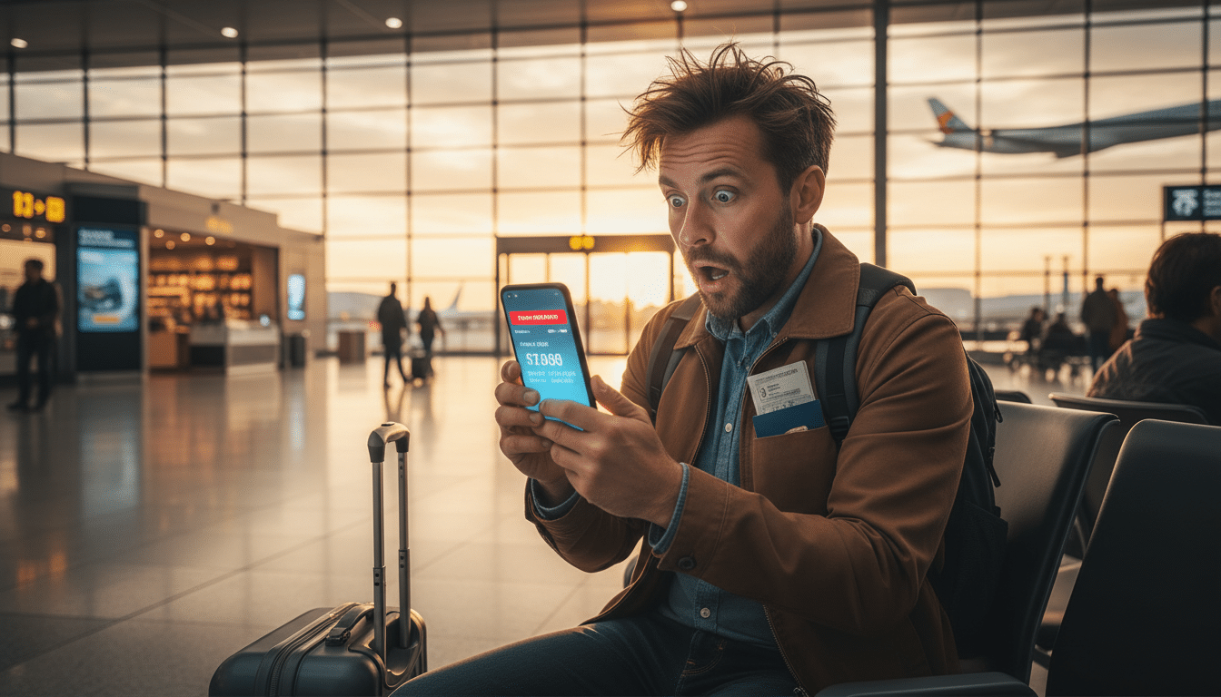 Voyageur choqué par une hausse de prix sur son billet Volotea