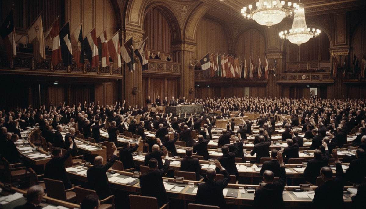 Vote d'admission d'Israël à l'ONU en 1949