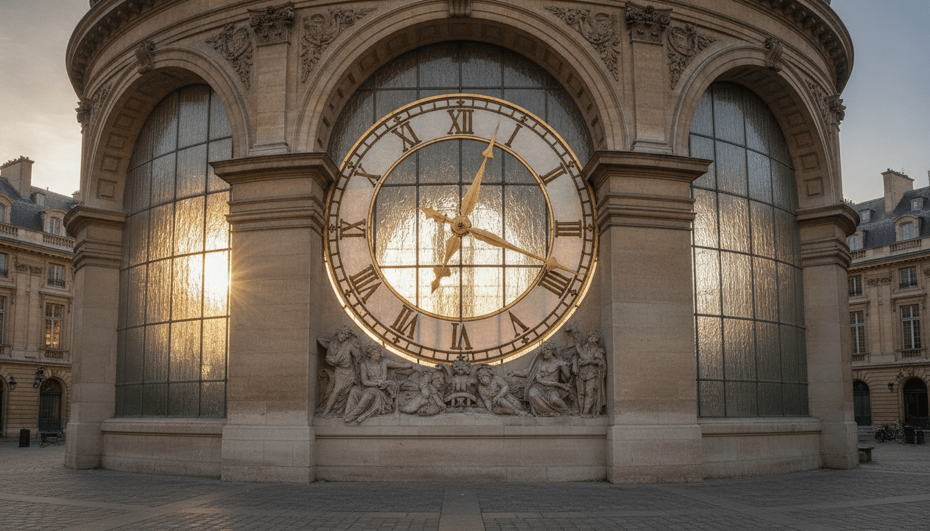 Horloge symbolisant le délai de déchéance trentenaire