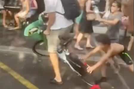 Agression cycliste