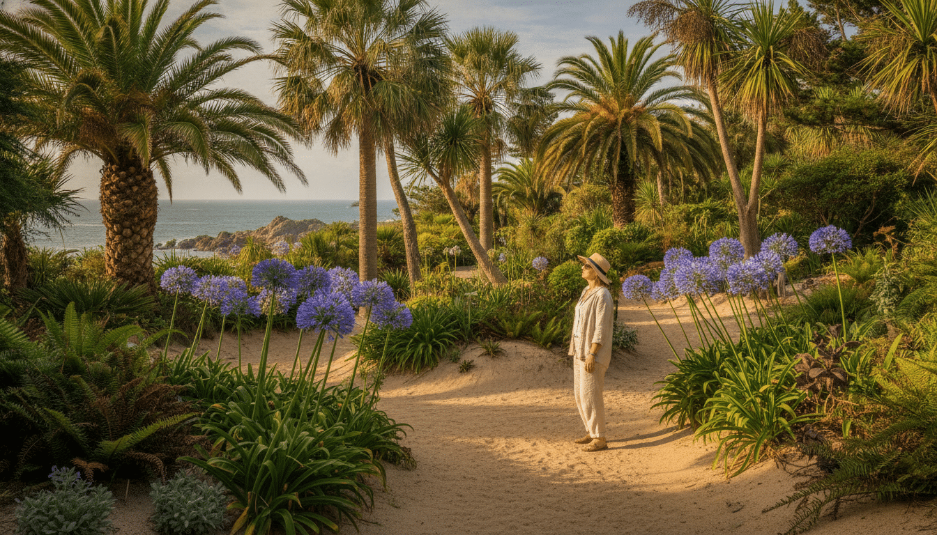Jardin exotique Georges Delaselle sur l'île de Batz