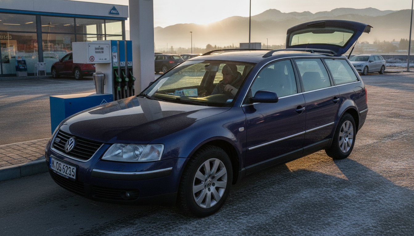 Volkswagen Passat B5 break prête pour son voyage en Allemagne