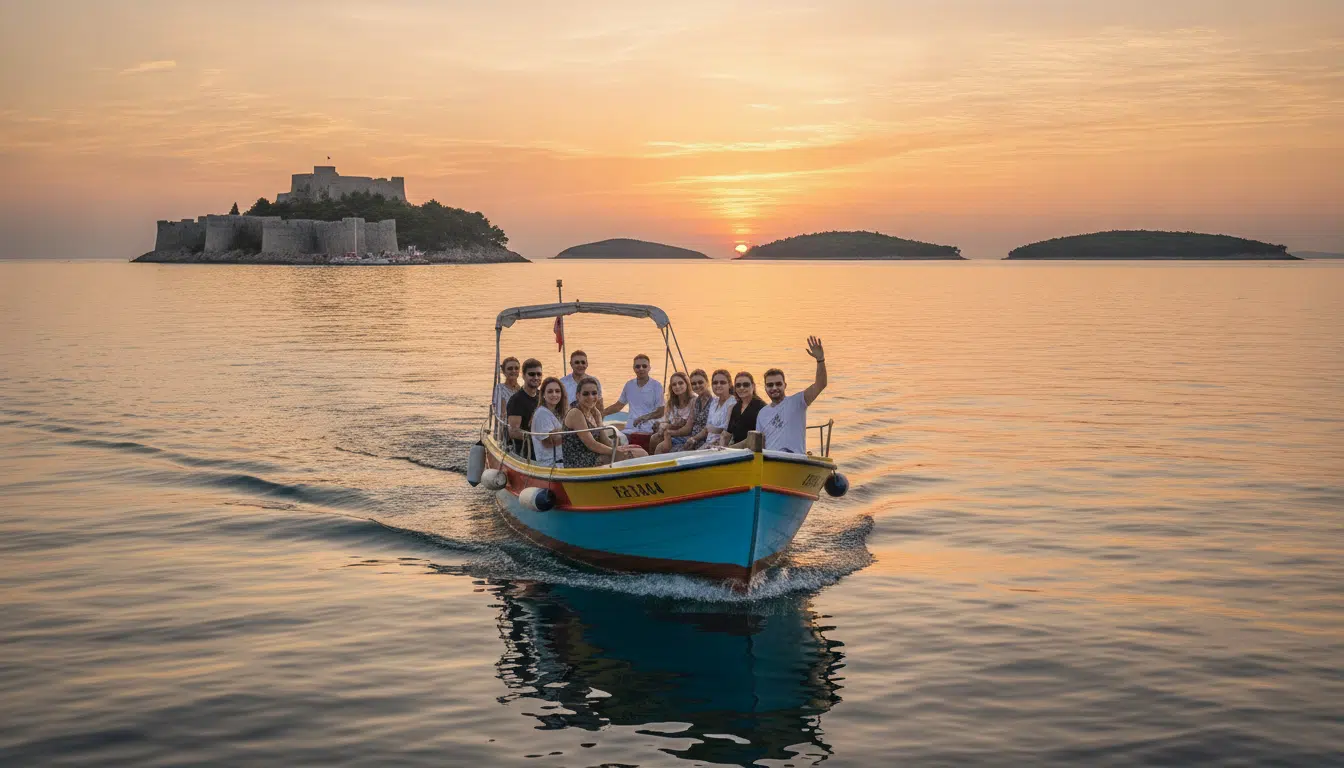 Navette maritime entre Hvar et les îles Pakleni en Croatie