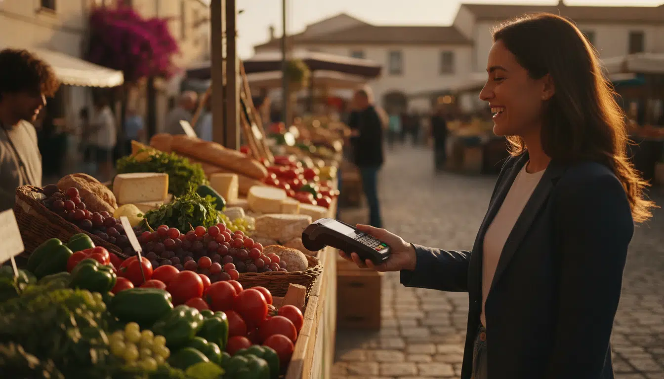 Paiement par smartphone dans un marché européen
