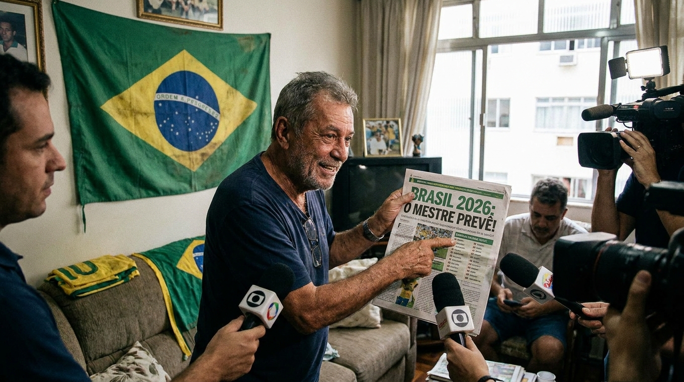 Ce Brésilien a deviné 3 vainqueurs de Coupe du monde d'affilée… voici son pronostic pour 2026