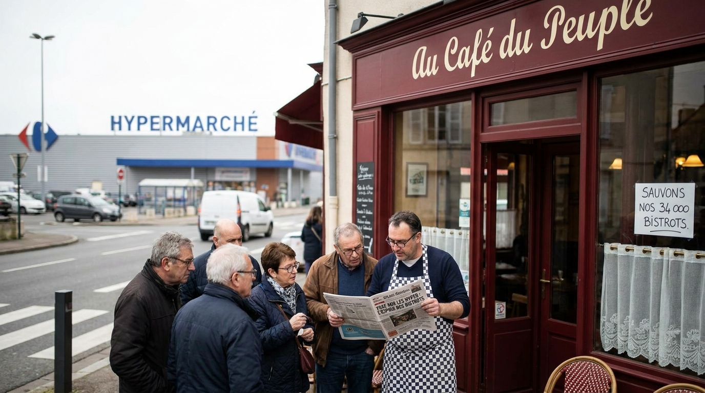 Cette taxe sur les supermarchés pourrait sauver les 34 000 derniers bistrots de France
