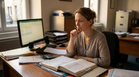 Dans les comptes de Séverine, secrétaire comptable à Mâcon à 1 870 € nets par mois