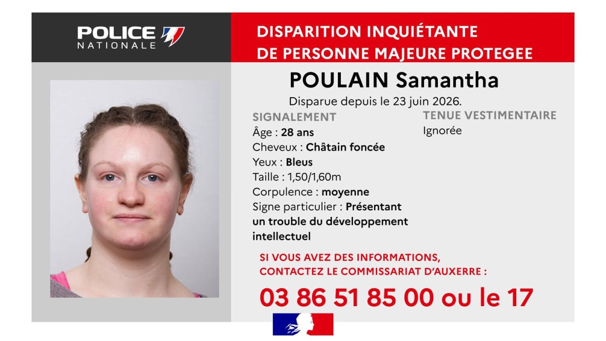 Disparition dans l'Yonne : cette jeune femme de 28 ans n'a plus donné signe de vie depuis mardi en pleine canicule