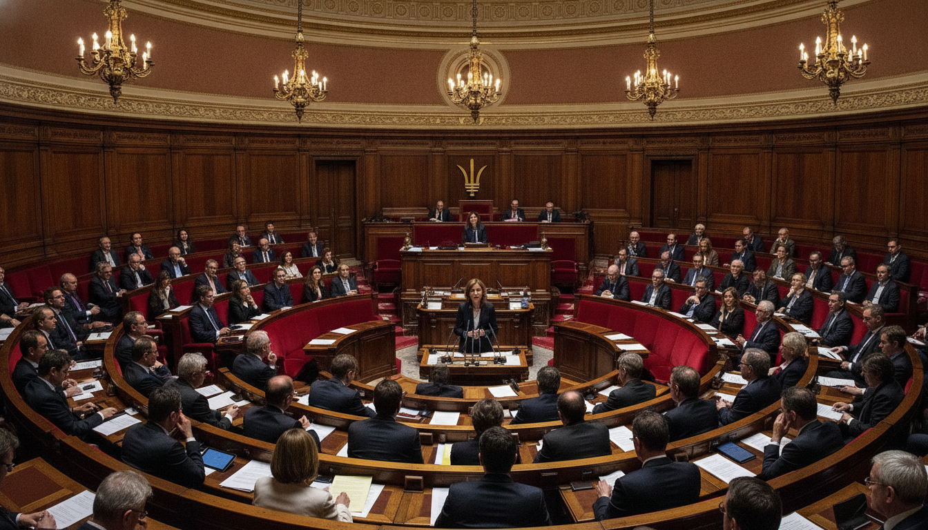 Ministre au Sénat lors des questions au gouvernement