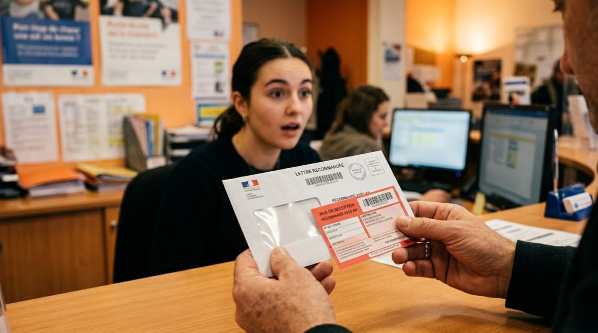 Envoi d'un courrier recommandé à une auto-école