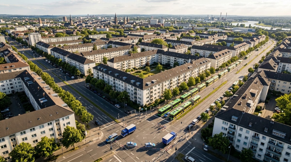 Évacuation d'un quartier résidentiel allemand pour déminage