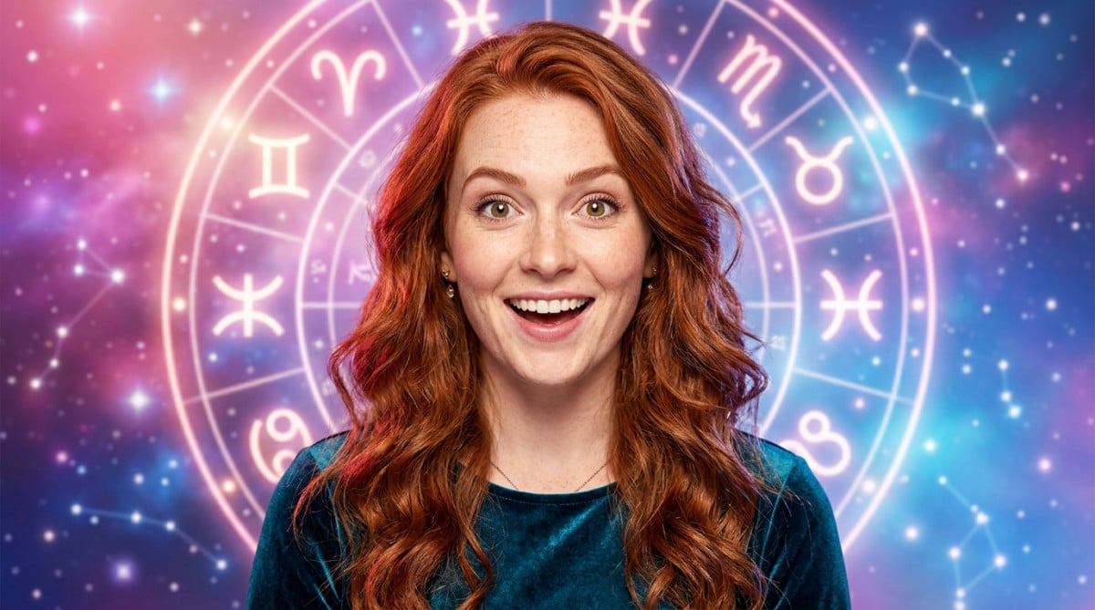 Femme émerveillée sous un ciel étoilé mystique pour l'horoscope du 15 juin 2026