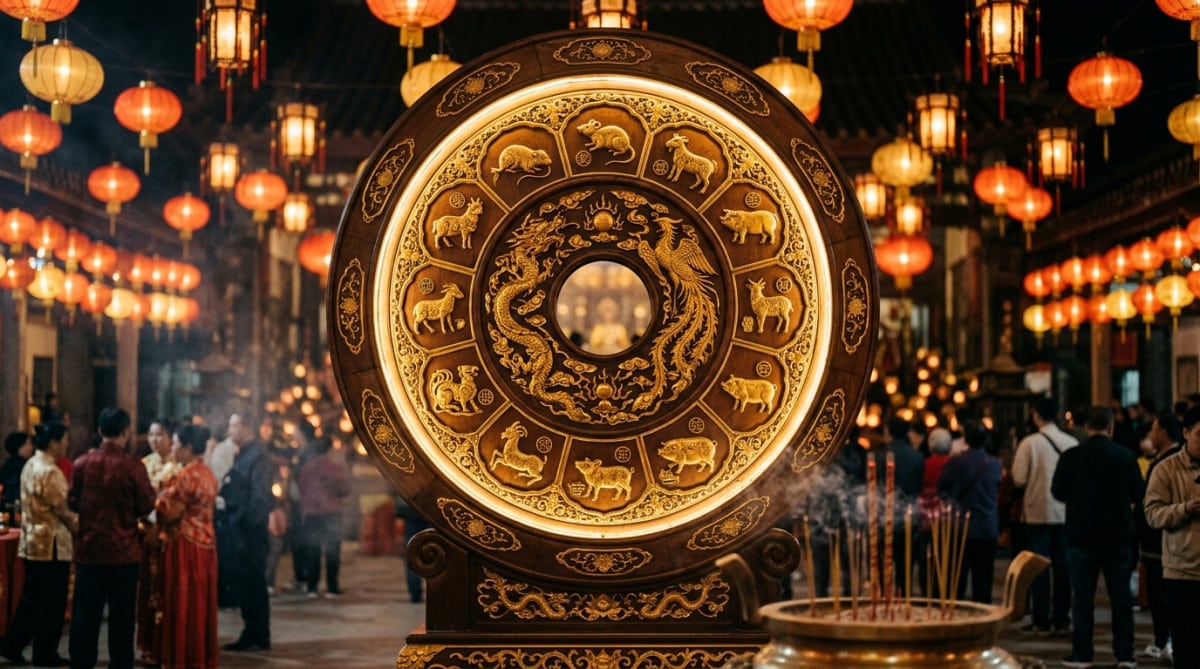 Femme méditant dans une ambiance mystique aux chandelles pour l'horoscope chinois du 2 juin 2026