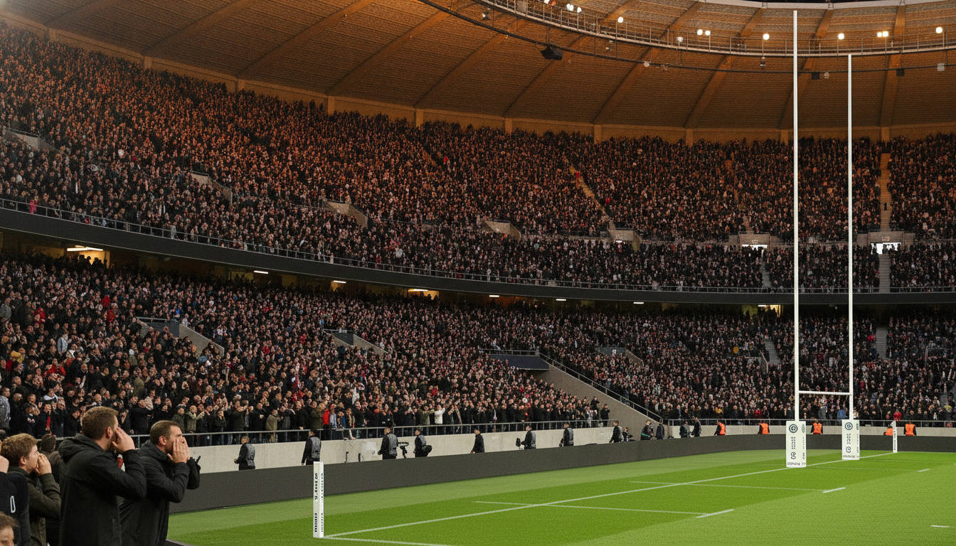 Tribunes du Stade de France pendant la finale du Top 14
