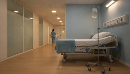 Chambre d'hôpital avec perfusion pour traitement de fertilité
