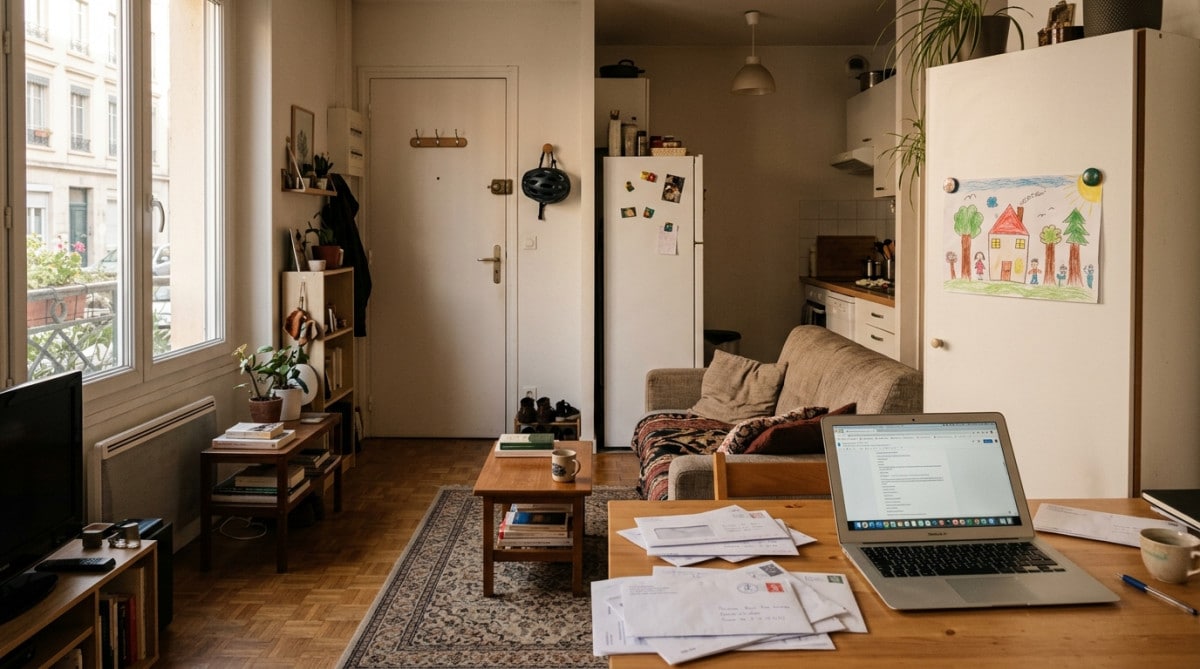 Intérieur modeste d'un appartement T3 à Troyes