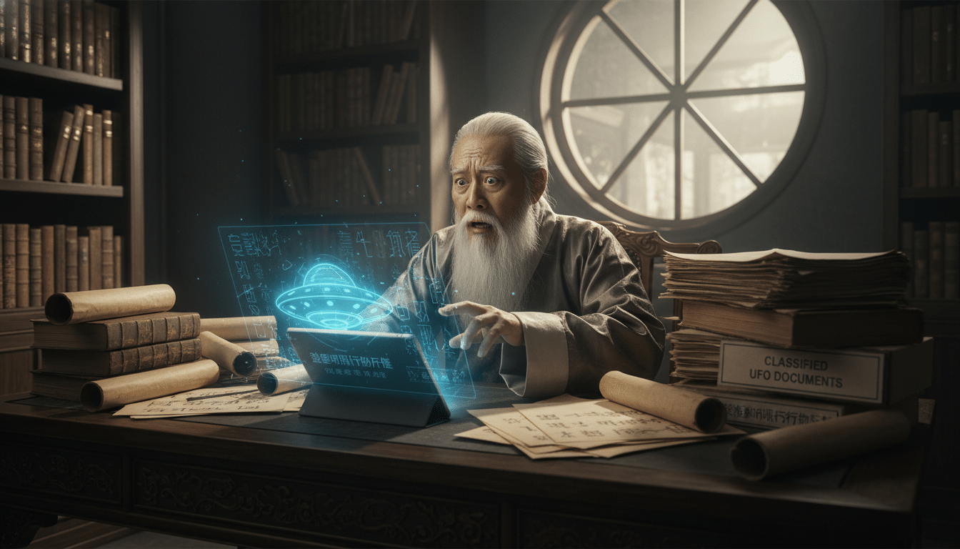 Le "Nostradamus chinois" vient de faire une prédiction terrifiante sur ce que cachent les dossiers OVNI
