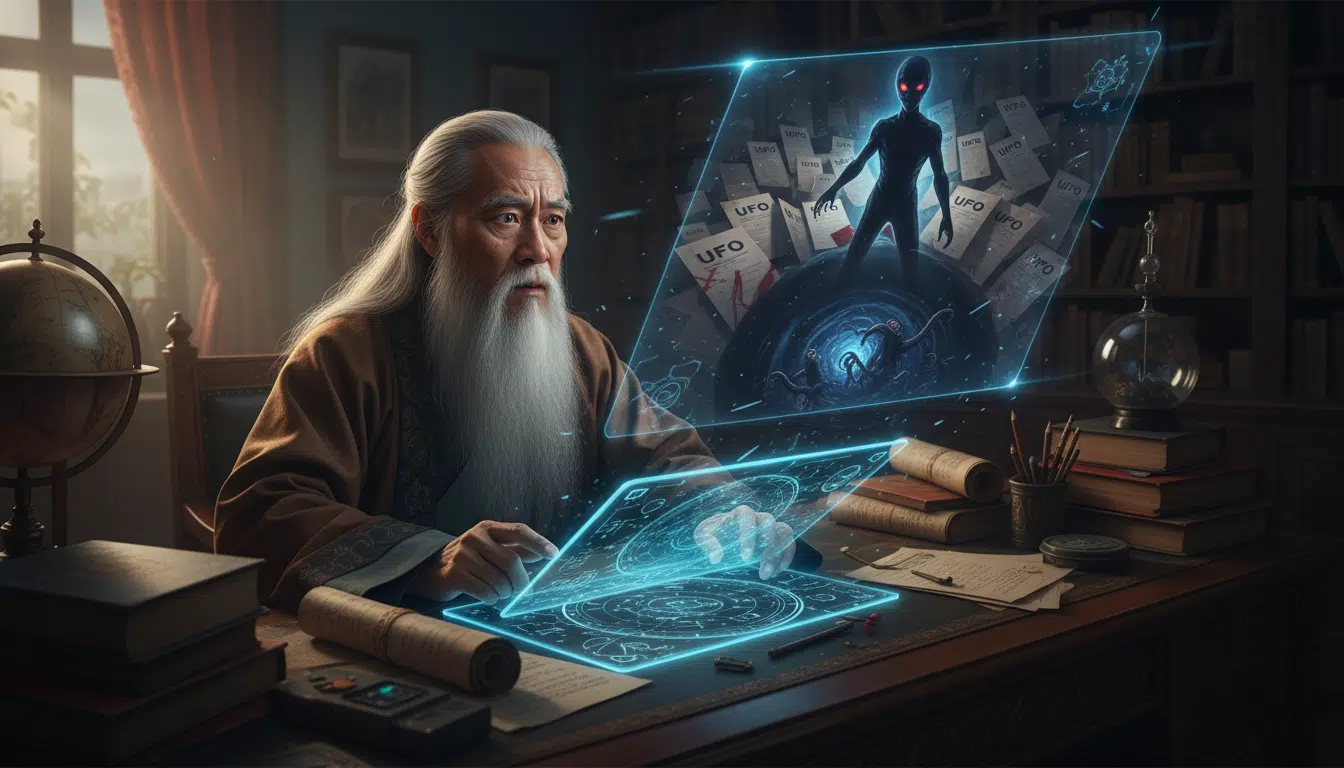 Le "Nostradamus chinois" vient de faire une prédiction terrifiante sur ce que cachent les dossiers OVNI