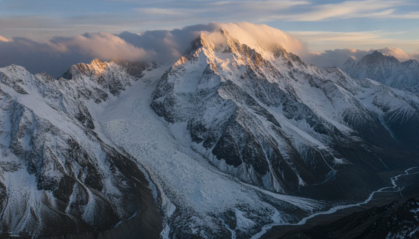 Le K6 dans le massif du Karakoram au Pakistan