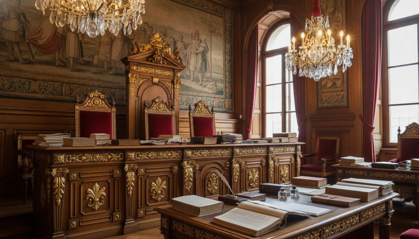 Salle d'audience de la Cour de cassation à Paris