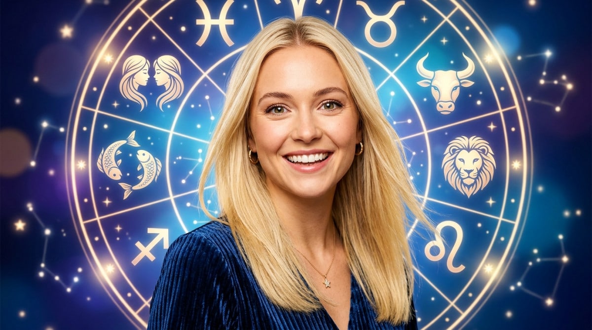 Personne contemplant un ciel lumineux parsemé de constellations au lever du jour estival
