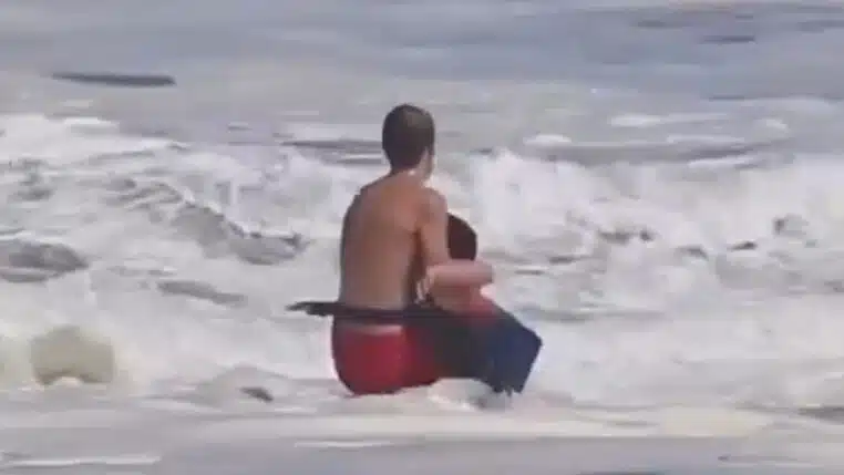 Les images d&rsquo;un impressionnant sauvetage au large de Santa Cruz (vidéo)