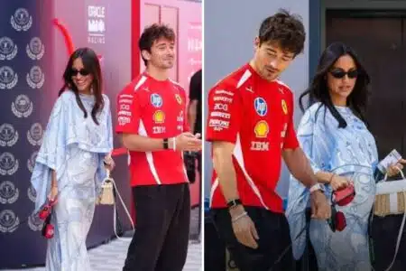 Alexandra Saint Mleux & Charles Leclerc