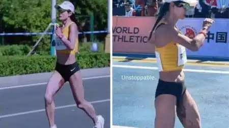 À 8 km de l'arrivée, ses règles se déclenchent en pleine course : elle finit le marathon les jambes en sang