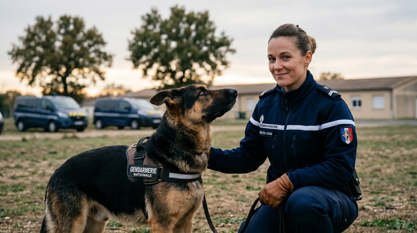 Abandonné à 11 mois, ce chien allait finir sa vie au refuge : il est devenu un héros de la gendarmerie