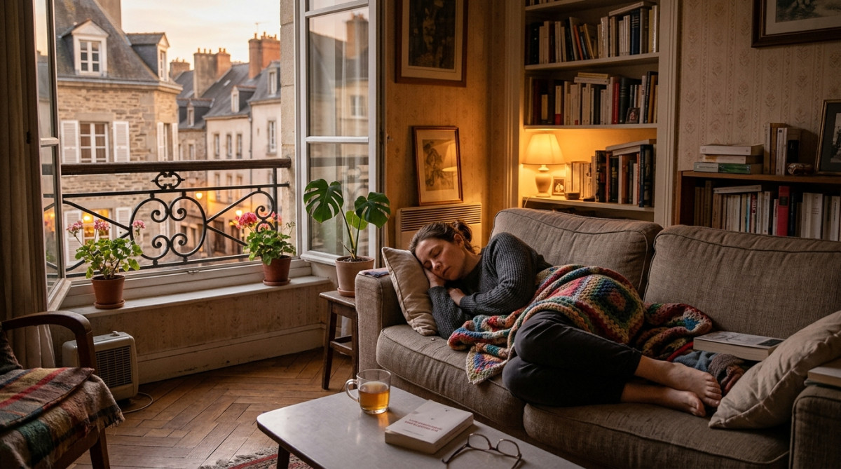 Appartement de Marina à Rennes après une garde