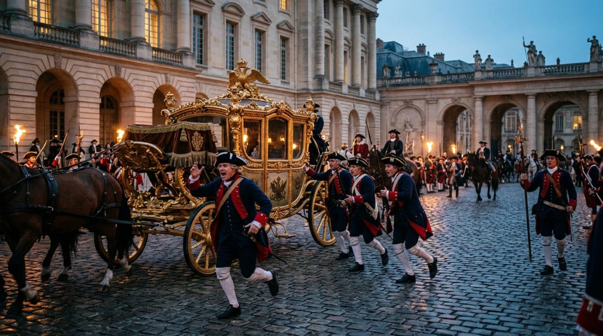 Attentat de Damiens contre Louis XV en 1757