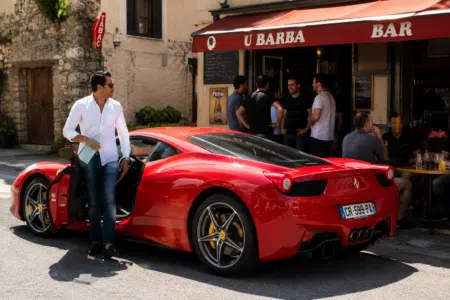 blague corse ferrari