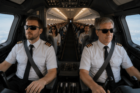 blague pilote aveugle