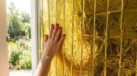 Canicule : posée dans le mauvais sens, cette couverture de survie sur la fenêtre transforme le salon en four