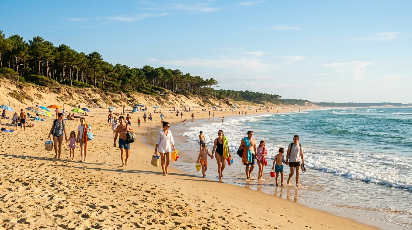 Plage du Cap-Ferret rouverte aux vacanciers après les incendies