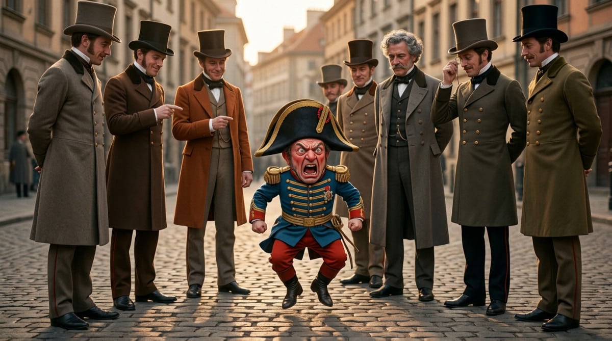 Caricature britannique de propagande contre Napoléon miniature
