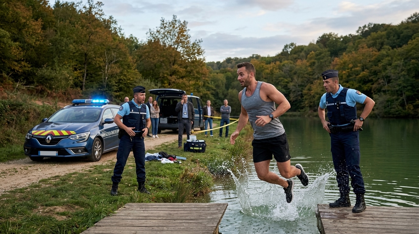 Ce YouTubeur fitness de 32 ans se jette dans un lac face à la police : ce que les enquêteurs ont trouvé dans ses affaires
