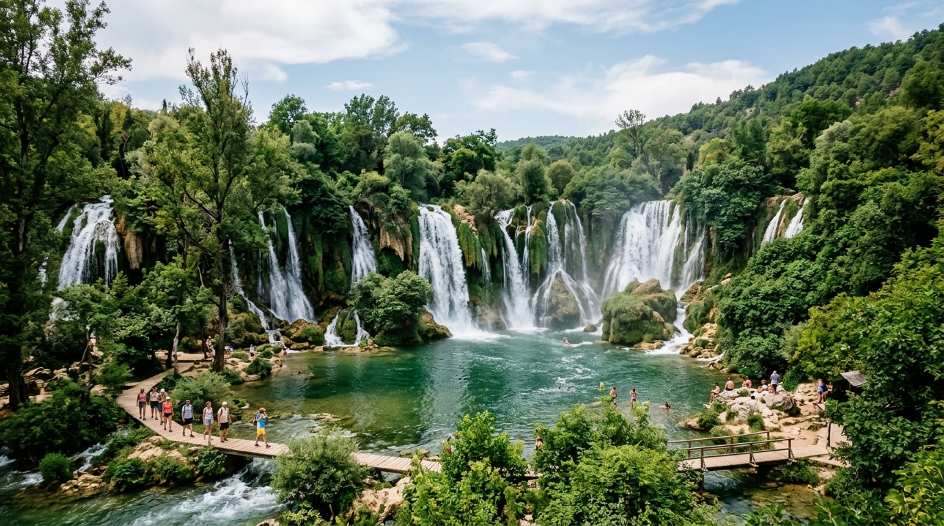 Cette cascade jumelle des chutes de Croatie coûte 3 fois moins cher et se trouve à 40 minutes de Mostar