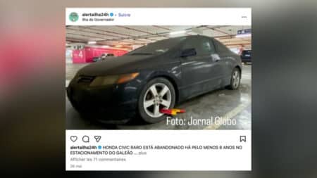 Cette Honda Civic abandonnée 6 ans à l'aéroport de Rio doit 30 000 euros… et personne ne la réclame
