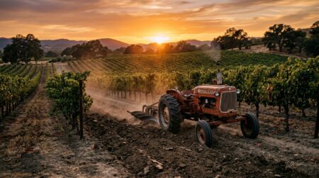 Vignoble californien où le corps a été retrouvé en 1978